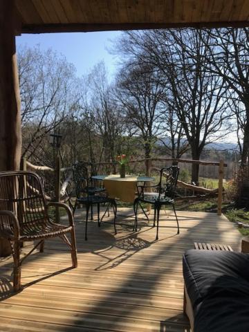 Chalet Du Praillage Spa Bagian luar foto